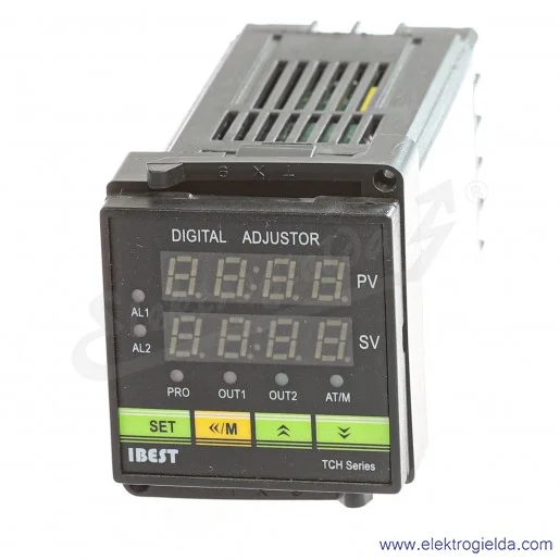 Regulator temperatury TCH-SSR41, 90-260VAC, wejścia TC/RTD/mV, 2 wyjścia przekaźnikowe, 1 wyjście alarmowe Regulator temperatury TCH-SSR41, 90-260VAC, wejścia TC/RTD/mV, 2 wyjścia przekaźnikowe, 1 wyjście alarmowe