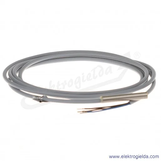 Czujnik indukcyjny BI2U-EH6.5-AP6X fi 6,5mm PNP NO Sn 2mm z przewodem 2m 3-pin 10...30 VDC 41,6mm Czujnik indukcyjny BI2U-EH6.5-AP6X fi 6,5mm PNP NO Sn 2mm z przewodem 2m 3-pin 10...30 VDC 41,6mm