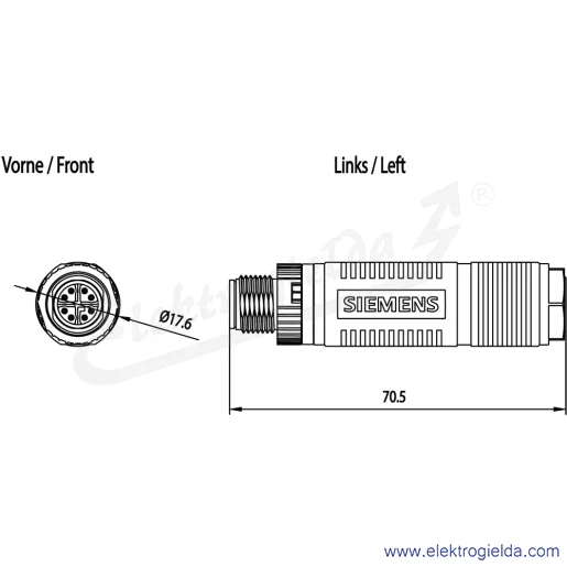 Rysunek wymiarowy Rysunek wymiarowy