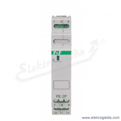 Przekaźnik elektromagnetyczny PK2P, 110VAC/DC, 2x8A, 2NO2NC, montaż DIN