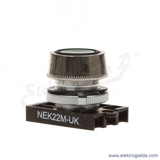 Napęd przycisku NEK22M-UKz zielony kryty uszczelniony metalowy