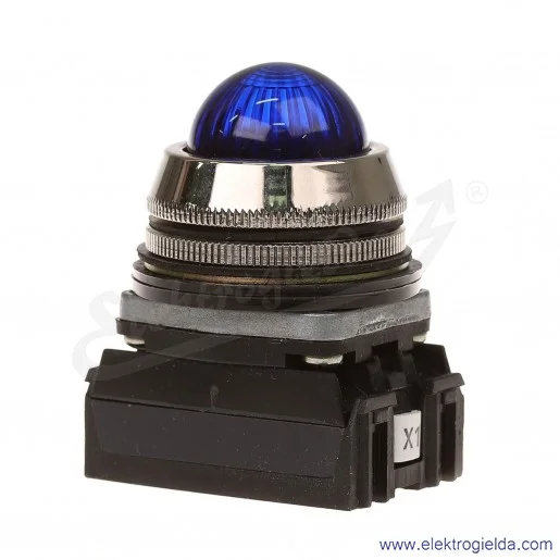 Lampka sygnalizacyjna NEF30 LEn 110V AC/DC niebieska klosz sferyczny 30mm Lampka sygnalizacyjna NEF30 LEn 110V AC/DC niebieska klosz sferyczny 30mm