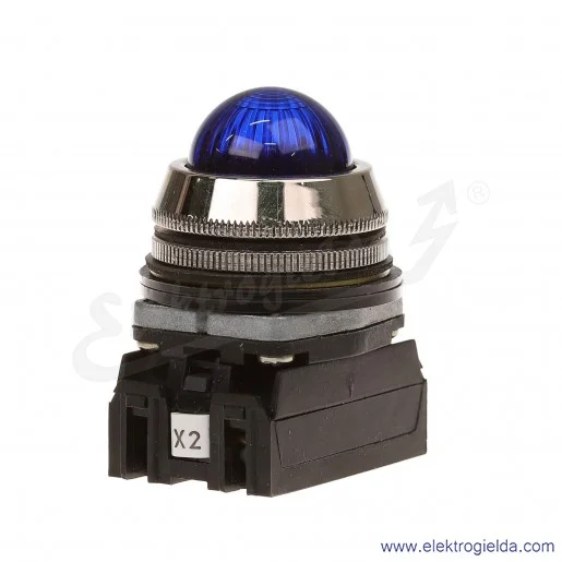 Lampka sygnalizacyjna NEF30 LEn 110V AC/DC niebieska klosz sferyczny 30mm Lampka sygnalizacyjna NEF30 LEn 110V AC/DC niebieska klosz sferyczny 30mm