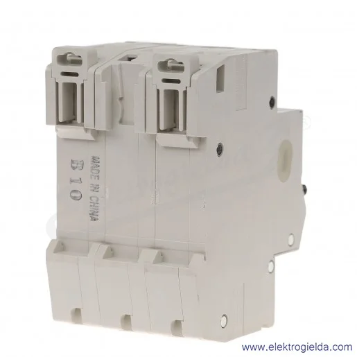 Wyłącznik instalacyjny BH-D6, 3P, 10A, TYP B Wyłącznik instalacyjny BH-D6, 3P, 10A, TYP B