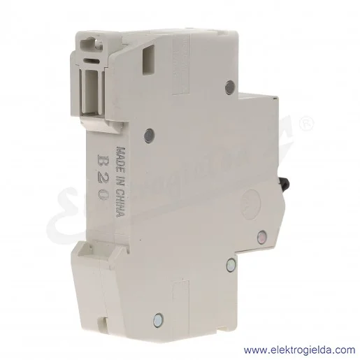 Wyłącznik instalacyjny BH-D6, 1P, 20A, TYP B Wyłącznik instalacyjny BH-D6, 1P, 20A, TYP B