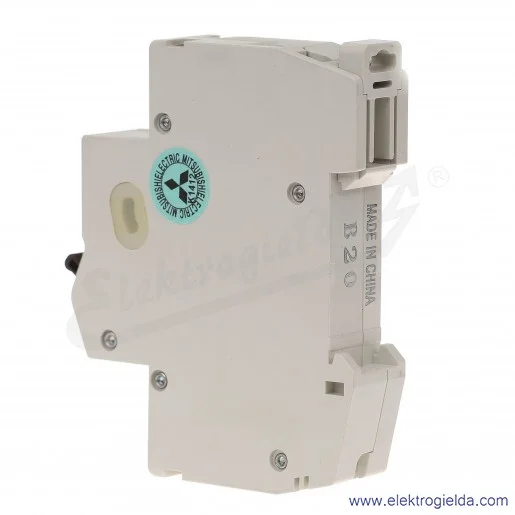 Wyłącznik instalacyjny BH-D6, 1P, 20A, TYP B Wyłącznik instalacyjny BH-D6, 1P, 20A, TYP B