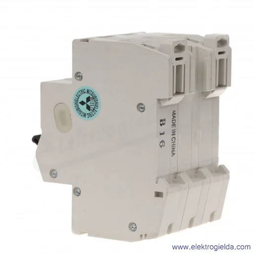 Wyłącznik instalacyjny BH-D6, 3P, 16A, TYP B Wyłącznik instalacyjny BH-D6, 3P, 16A, TYP B