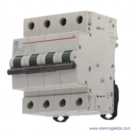 Wyłącznik nadprądowy G64C10 4P AC 6kA Wyłącznik nadprądowy G64C10 4P AC 6kA