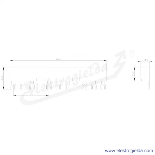 Rysunek wymiarowy Rysunek wymiarowy