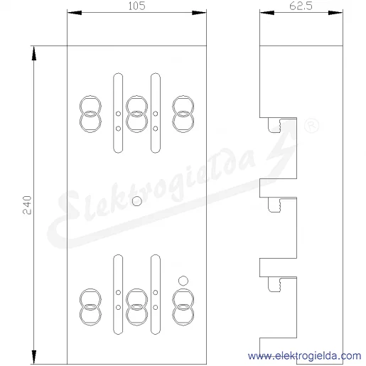 Rysunek wymiarowy Rysunek wymiarowy