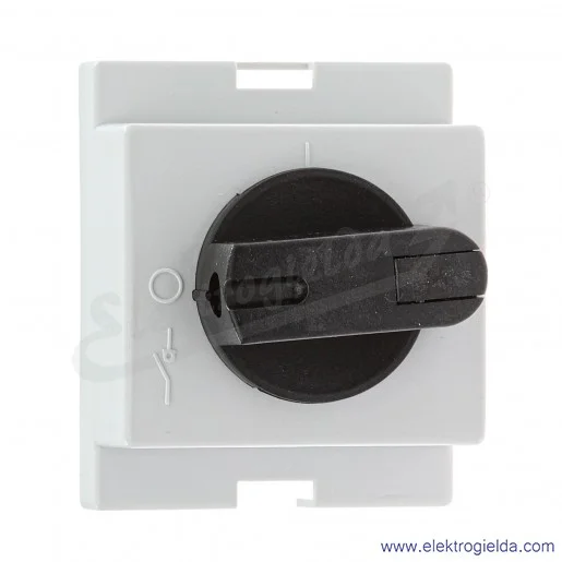 Maskownica K/KU 3P szara z czarnym pokrętłem Maskownica K/KU 3P szara z czarnym pokrętłem