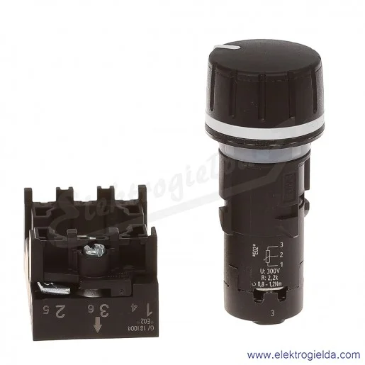 Potencjometr 3SU1200-2PW10-1AA0  2,2K OHM, KOMPAKTOWY, 22 mm Potencjometr 3SU1200-2PW10-1AA0  2,2K OHM, KOMPAKTOWY, 22 mm