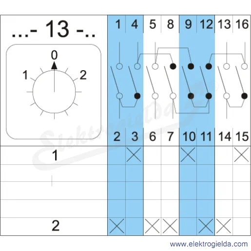 Schemat łączenia 4G10-13-U Schemat łączenia 4G10-13-U