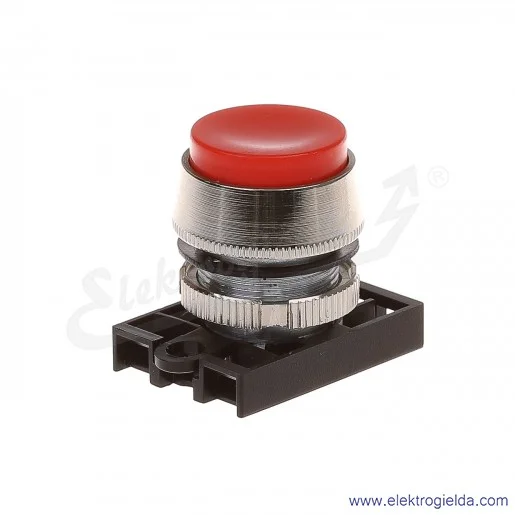 Napęd przycisku NEK22M-Wc czerwony wystający metalowy samopowrotny Napęd przycisku NEK22M-Wc czerwony wystający metalowy samopowrotny