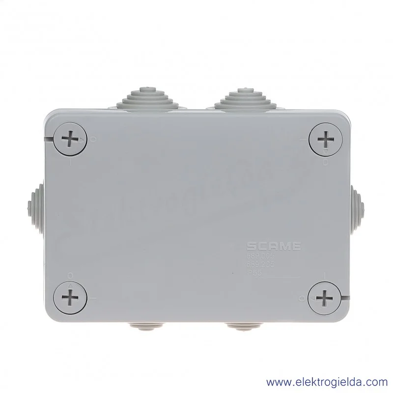 Puszka instalacyjna 689.005 120x80x50 mm z dławnicami, IP55 montaż natynkowy Puszka instalacyjna 689.005 120x80x50 mm z dławnicami, IP55 montaż natynkowy