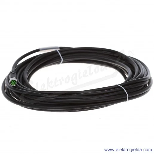 Konektor 7000-08061-6111000, M8, żeński, prosty, 10m, 4P,PUR-PVC, z wolnym końcem przewodów Konektor 7000-08061-6111000, M8, żeński, prosty, 10m, 4P,PUR-PVC, z wolnym końcem przewodów