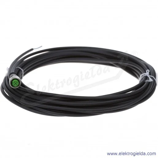 Konektor 7000-12221-6241000, M12, męski, prosty, 10m, 4P, PUR-PVC, z wolnym końcem przewodów Konektor 7000-12221-6241000, M12, męski, prosty, 10m, 4P, PUR-PVC, z wolnym końcem przewodów