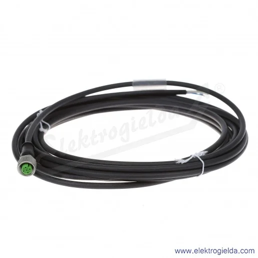 Konektor 7000-12241-6250500, M12, męski, prosty, 5m, 5P, PUR-PVC, z wolnym końcem przewodów Konektor 7000-12241-6250500, M12, męski, prosty, 5m, 5P, PUR-PVC, z wolnym końcem przewodów