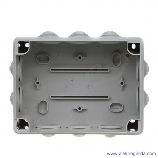 Puszka instalacyjna 689.006 150x110x70 mm z dławnicami, IP55 montaż natynkowy Puszka instalacyjna 689.006 150x110x70 mm z dławnicami, IP55 montaż natynkowy