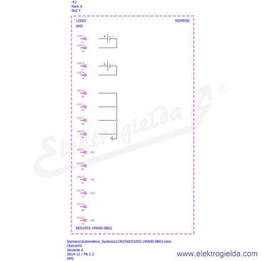 Schemat obwodu Schemat obwodu