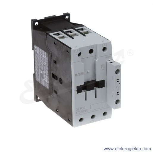 Stycznik DILM50(RDC24) 3P 22kW 50A Us 24VDC Stycznik DILM50(RDC24) 3P 22kW 50A Us 24VDC