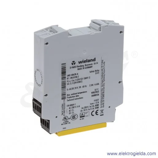 Przekaźnik bezpieczeństwa R1.188.0700.2, SNO4062K-A, 24VAC/DC Przekaźnik bezpieczeństwa R1.188.0700.2, SNO4062K-A, 24VAC/DC