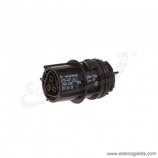 Gniazdo 96.031.4053.1, RST 20i3s,3P, 20A, czarne Gniazdo 96.031.4053.1, RST 20i3s,3P, 20A, czarne