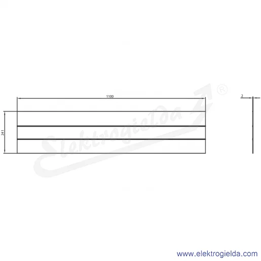 Rysunek wymiarowy Rysunek wymiarowy