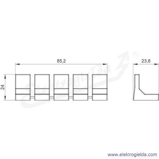 Rysunek wymiarowy Rysunek wymiarowy