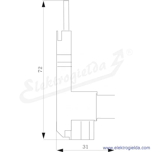 Rysunek wymiarowy Rysunek wymiarowy