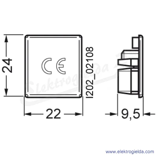 Rysunek wymiarowy Rysunek wymiarowy