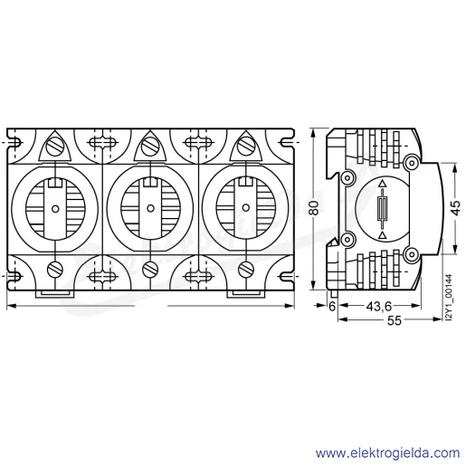 Rysunek wymiarowy Rysunek wymiarowy