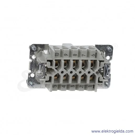 Wkład wtyku 70.310.1040.0, 10 PIN, 600V, 16A Wkład wtyku 70.310.1040.0, 10 PIN, 600V, 16A