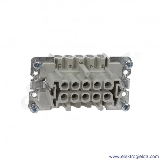 Wkład gniazda 70.300.1040.0, BAS BUS 10 2,5 50, 10 PIN Wkład gniazda 70.300.1040.0, BAS BUS 10 2,5 50, 10 PIN