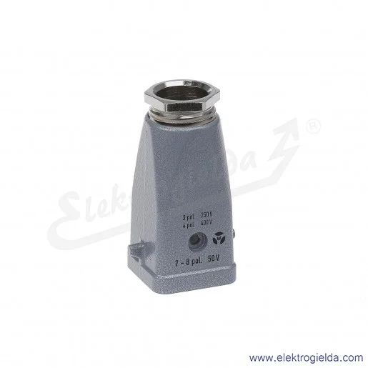 Obudowa wtyczki 76.352.0736.0, 3/4+PE, prosta, RE-MI Obudowa wtyczki 76.352.0736.0, 3/4+PE, prosta, RE-MI