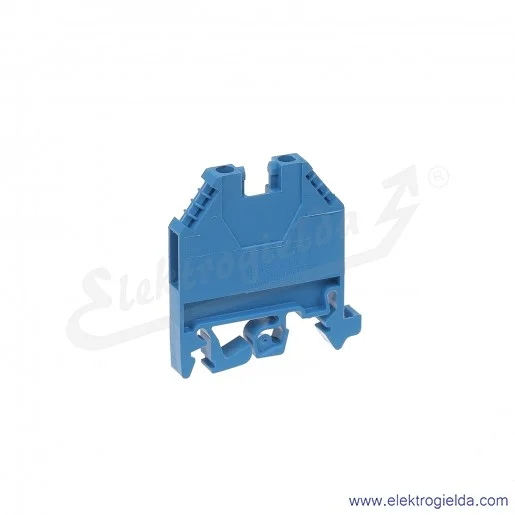 Złączka przelotowa 57.504.055.6, WK 4/U, 4mm2, niebieska, szerokość 6mm Złączka przelotowa 57.504.055.6, WK 4/U, 4mm2, niebieska, szerokość 6mm
