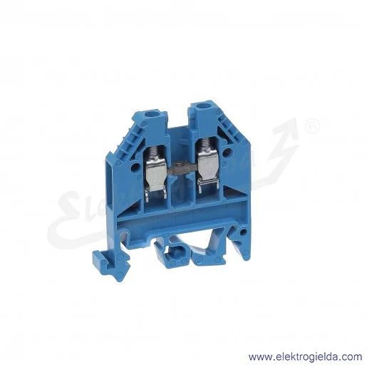 Złączka przelotowa 57.504.055.6, WK 4/U, 4mm2, niebieska, szerokość 6mm Złączka przelotowa 57.504.055.6, WK 4/U, 4mm2, niebieska, szerokość 6mm