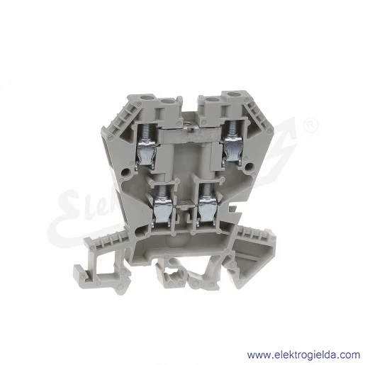 Złączka przelotowa 57.404.7055.0, WK 4 E/U, 4mm2, piętrowa, szara Złączka przelotowa 57.404.7055.0, WK 4 E/U, 4mm2, piętrowa, szara