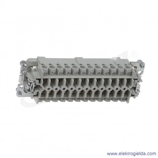 Wkład wtyku 70.310.2440.0, 24 PIN, 600V, 16A Wkład wtyku 70.310.2440.0, 24 PIN, 600V, 16A