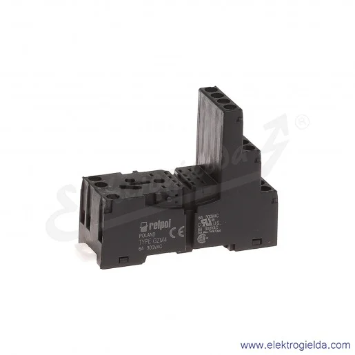 GZM4 GNIAZDO WTYKOWE CZARNE DO PRZEKAŹNIKA R4N GZM4 GNIAZDO WTYKOWE CZARNE DO PRZEKAŹNIKA R4N