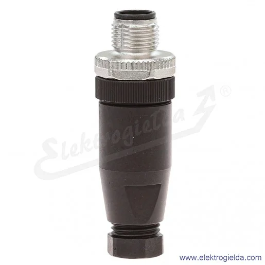 Złącze rozbieralne BS8141-0 BS8141-0 M12, meskie, proste, 4-piny, terminal śrubowy Złącze rozbieralne BS8141-0 BS8141-0 M12, meskie, proste, 4-piny, terminal śrubowy