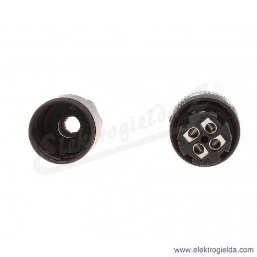 Złącze rozbieralne BS8141-0 BS8141-0 M12, meskie, proste, 4-piny, terminal śrubowy Złącze rozbieralne BS8141-0 BS8141-0 M12, meskie, proste, 4-piny, terminal śrubowy