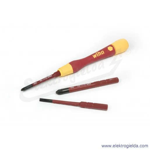 Zestaw wkrętaków precyzyjnych 43167, SlimBits, 4-częściowy z bitami SlomBit Zestaw wkrętaków precyzyjnych 43167, SlimBits, 4-częściowy z bitami SlomBit