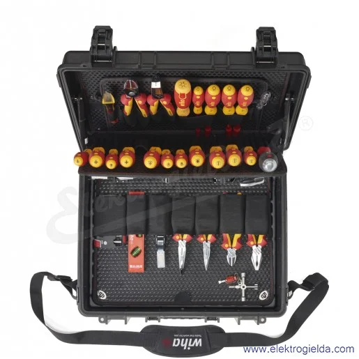 Walizka narzędziowa 40523, 83 częściowa, dla elektryka XL Walizka narzędziowa 40523, 83 częściowa, dla elektryka XL