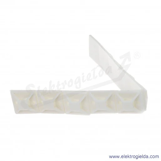 Element mocujący E01EM-01020700200, E93S, 100szt, do opasek zaciskowych, 24mm x 24mm Element mocujący E01EM-01020700200, E93S, 100szt, do opasek zaciskowych, 24mm x 24mm