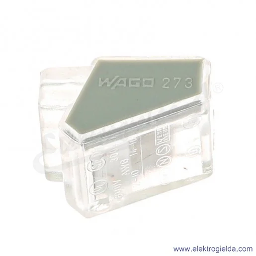 Złączka instalacyjna 273-453 3x4mm2 (1,5-4mm2) Złączka instalacyjna 273-453 3x4mm2 (1,5-4mm2)