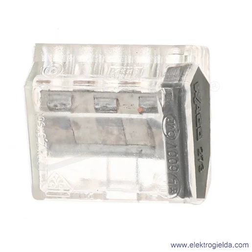 Złączka instalacyjna 273-155 5x2,5mm2 (1-2,5mm2) Złączka instalacyjna 273-155 5x2,5mm2 (1-2,5mm2)