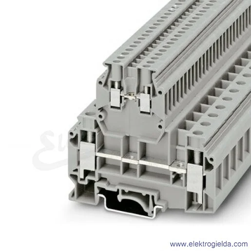 Złączka wielotorowa 2771007, UKKB10/2,5, szara, 10mm2, 2 tory, 500V, 57A, śrubowa