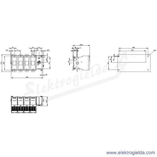 Rysunek wymiarowy Rysunek wymiarowy