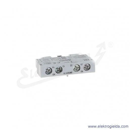 Styki pomocnicze SM1X1111 1NO+1NC montaż od przodu do SM1P, SM1R Styki pomocnicze SM1X1111 1NO+1NC montaż od przodu do SM1P, SM1R